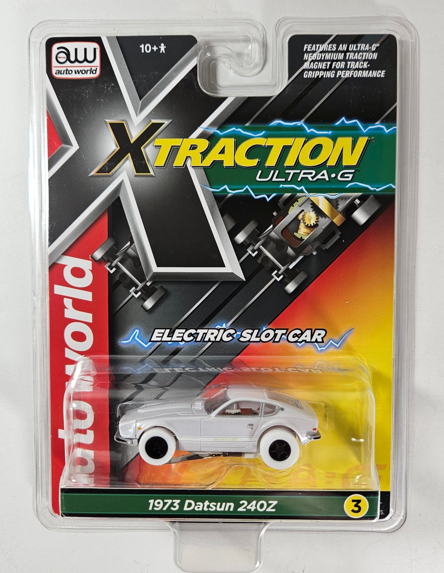 Auto World Xtraction SC412-3A 1973 Datsun 240z (iWheels) HO Scale Slot Car
