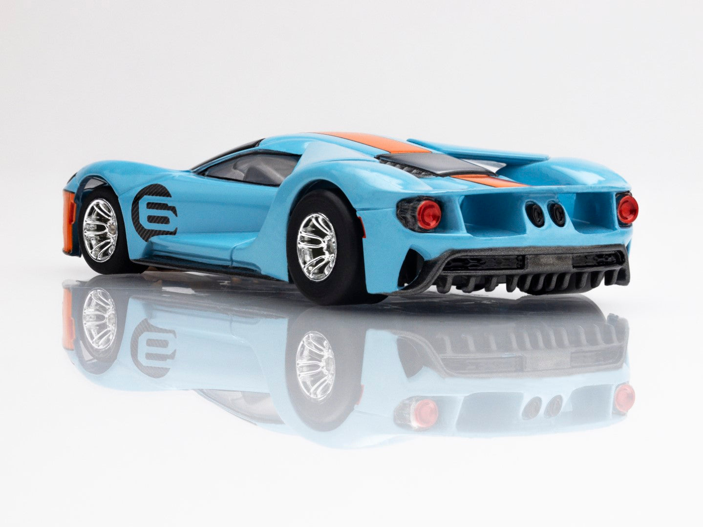 AFX Mega G+ 22052 Ford GT 2020 Heritage #6 Gulf HO Scale Slot Car