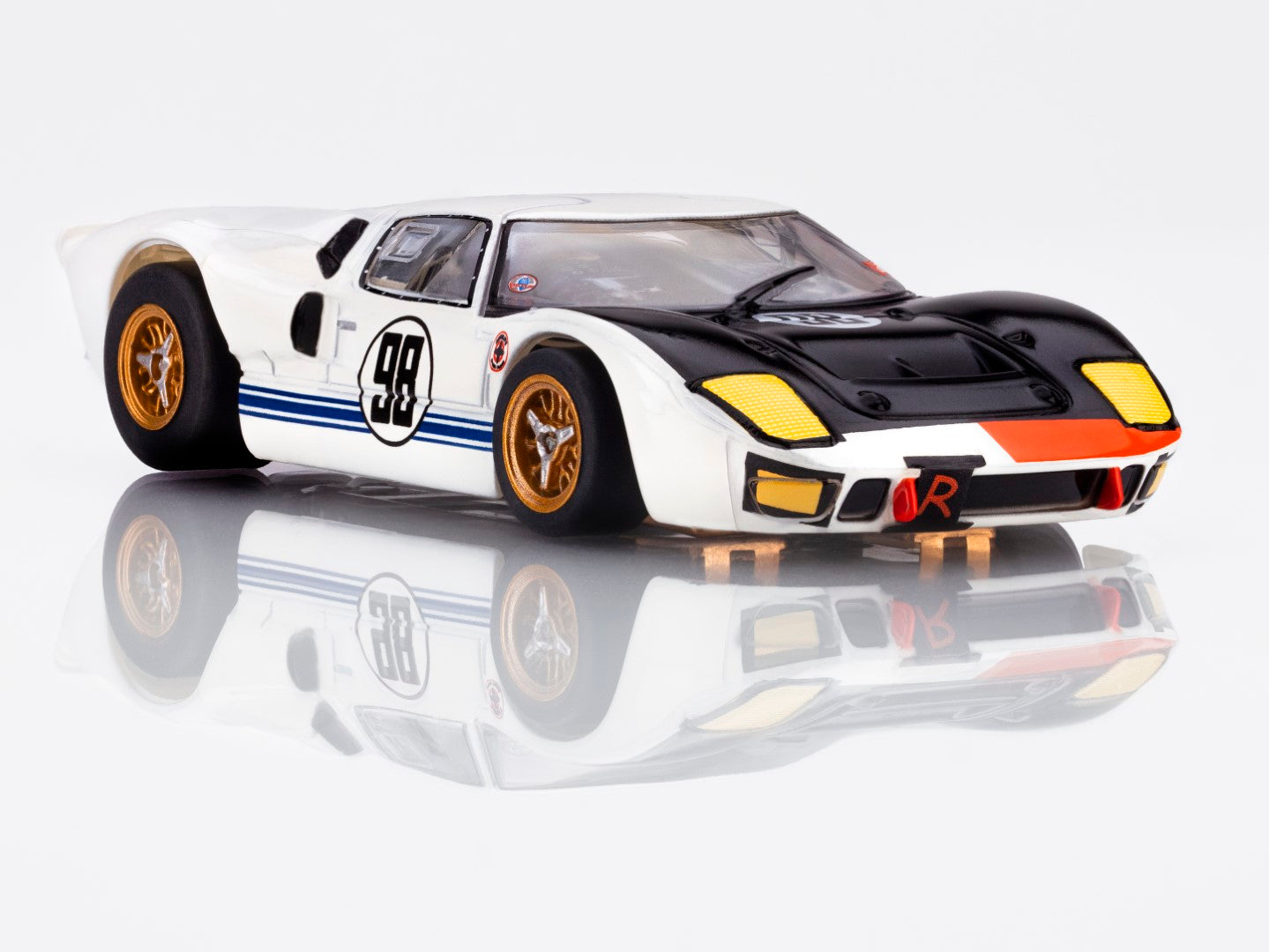 AFX Mega G+ 22059 1966 Ford GT40 MKIIB #98 Daytona HO Scale Slot Car