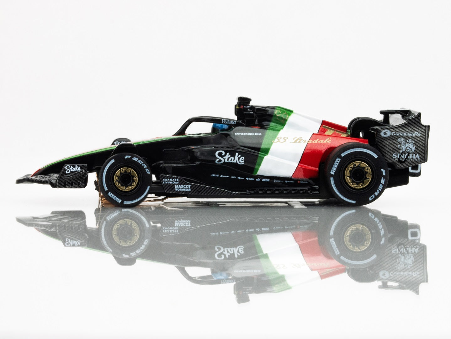 AFX Mega G+ 22080 Alfa Romeo F1 Monza 2023  - HO Scale Slot Car