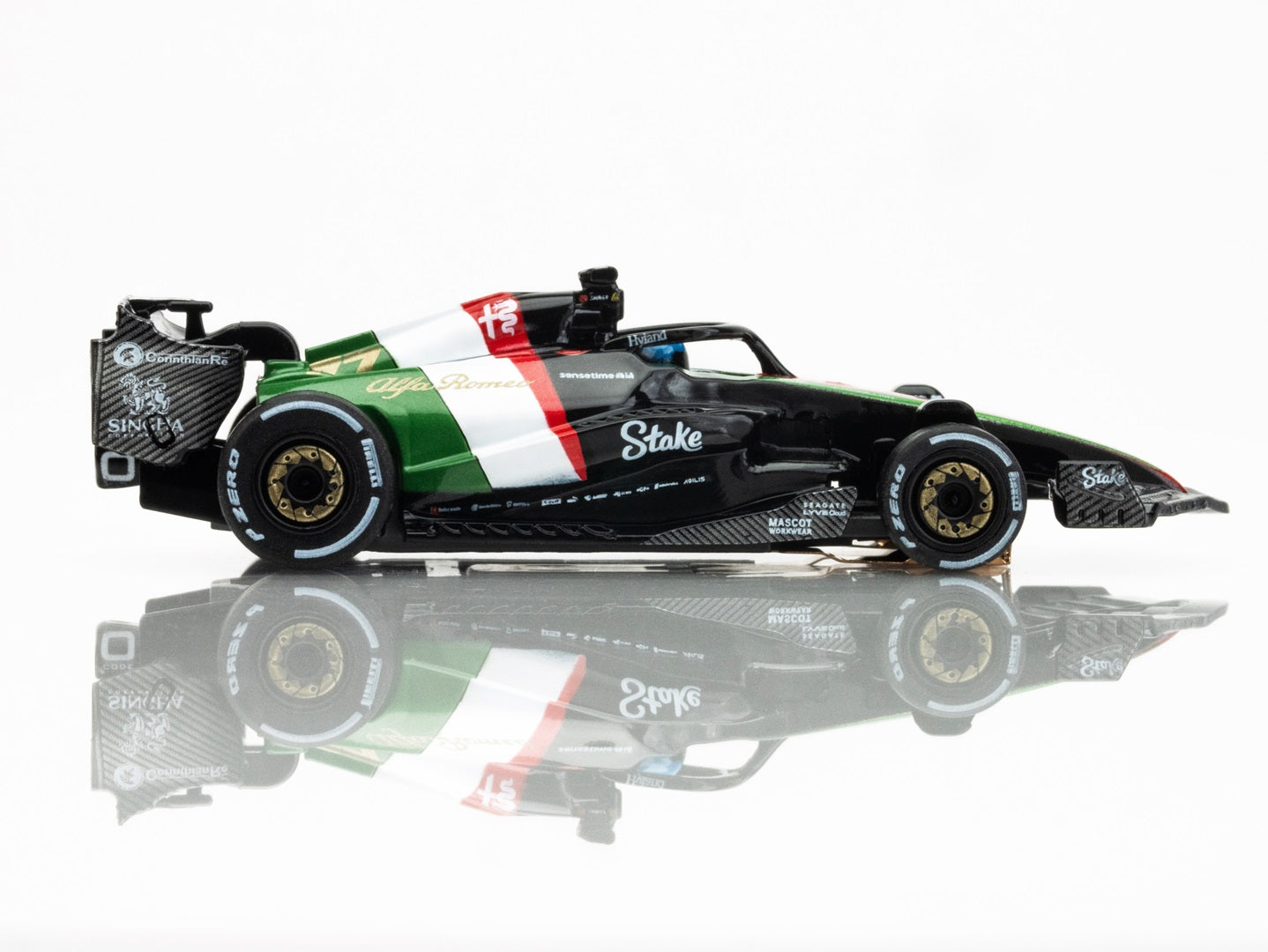 AFX Mega G+ 22080 Alfa Romeo F1 Monza 2023  - HO Scale Slot Car