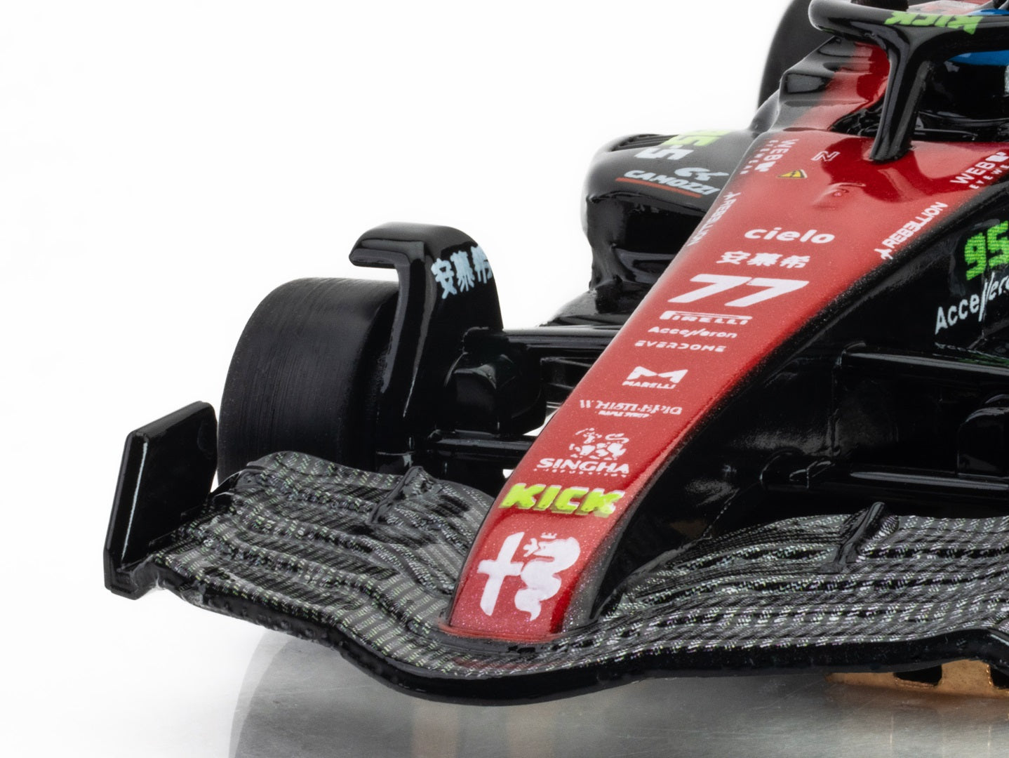 AFX Mega G+ 22081 Alfa Romeo F1 Spa 2023  - HO Scale Slot Car