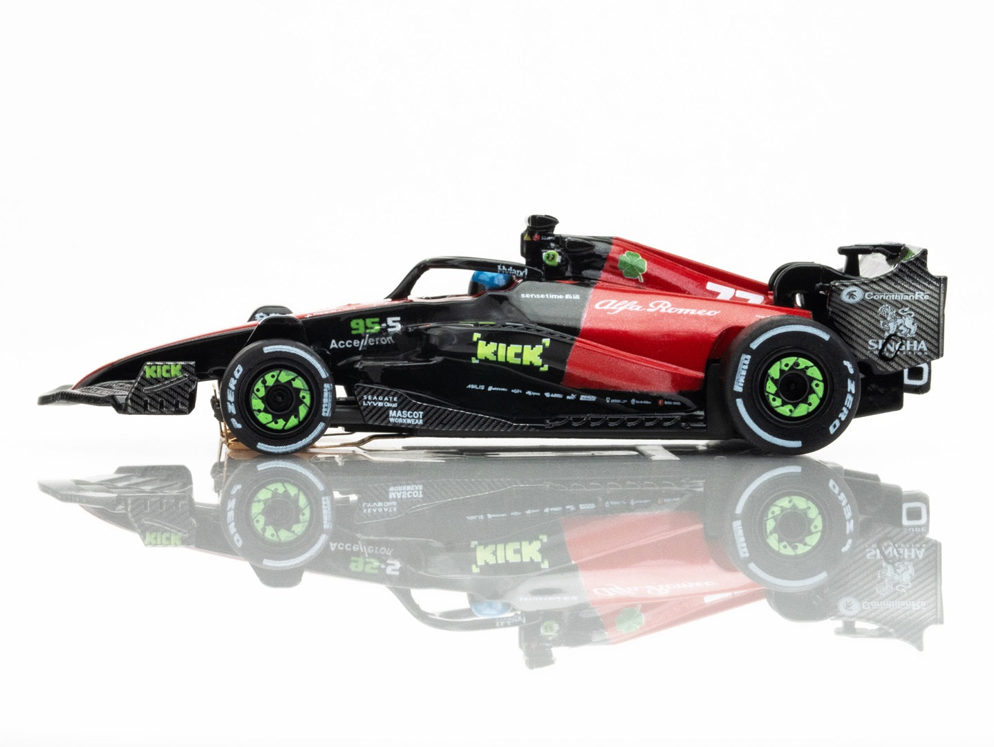 AFX Mega G+ 22081 Alfa Romeo F1 Spa 2023  - HO Scale Slot Car