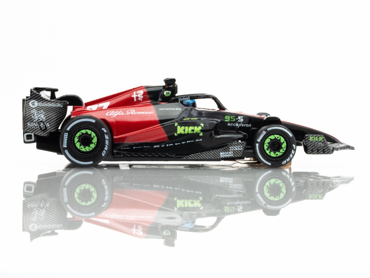 AFX Mega G+ 22081 Alfa Romeo F1 Spa 2023  - HO Scale Slot Car