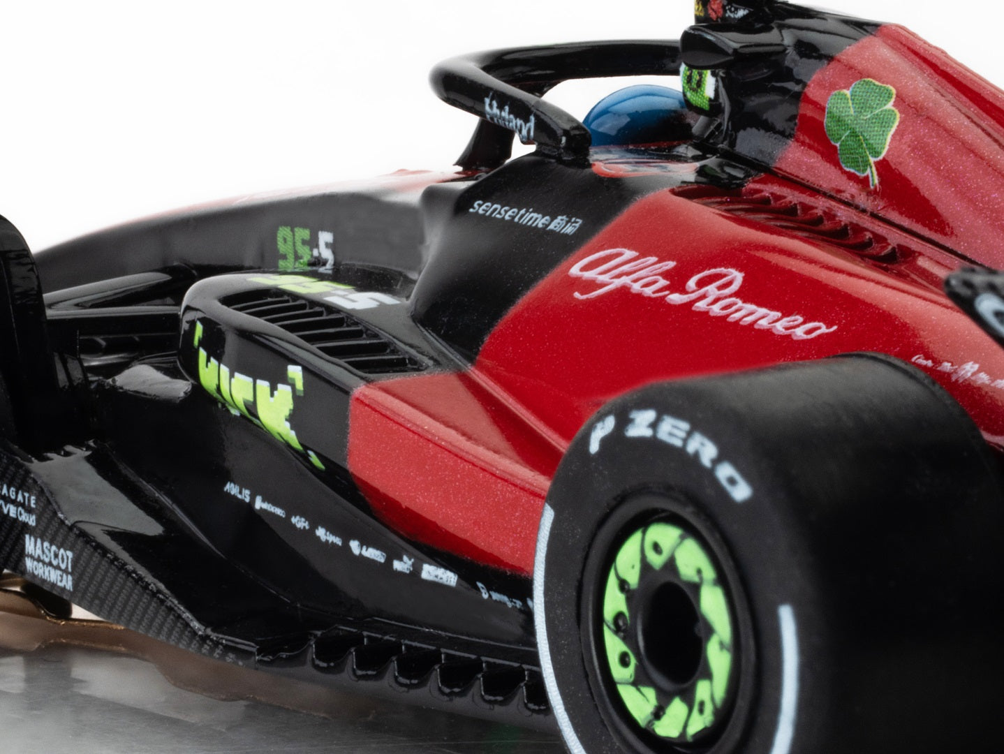 AFX Mega G+ 22081 Alfa Romeo F1 Spa 2023  - HO Scale Slot Car