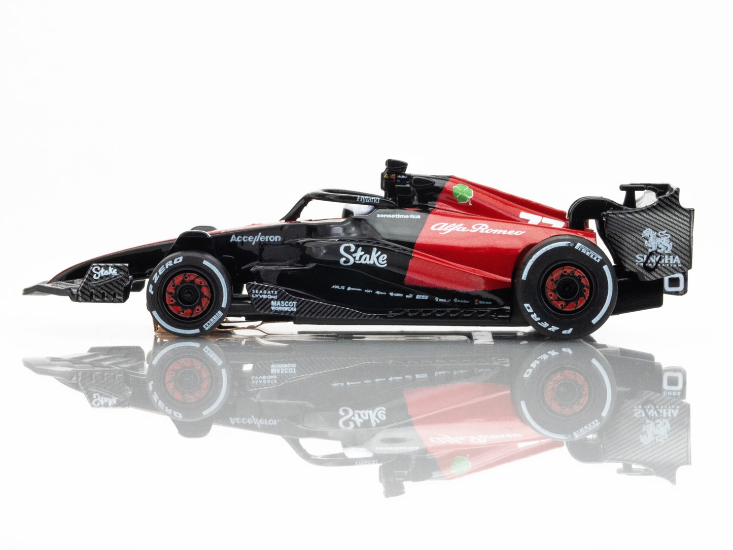 AFX Mega G+ 22083 Alfa Romeo F1 FY-77 2023  - HO Scale Slot Car