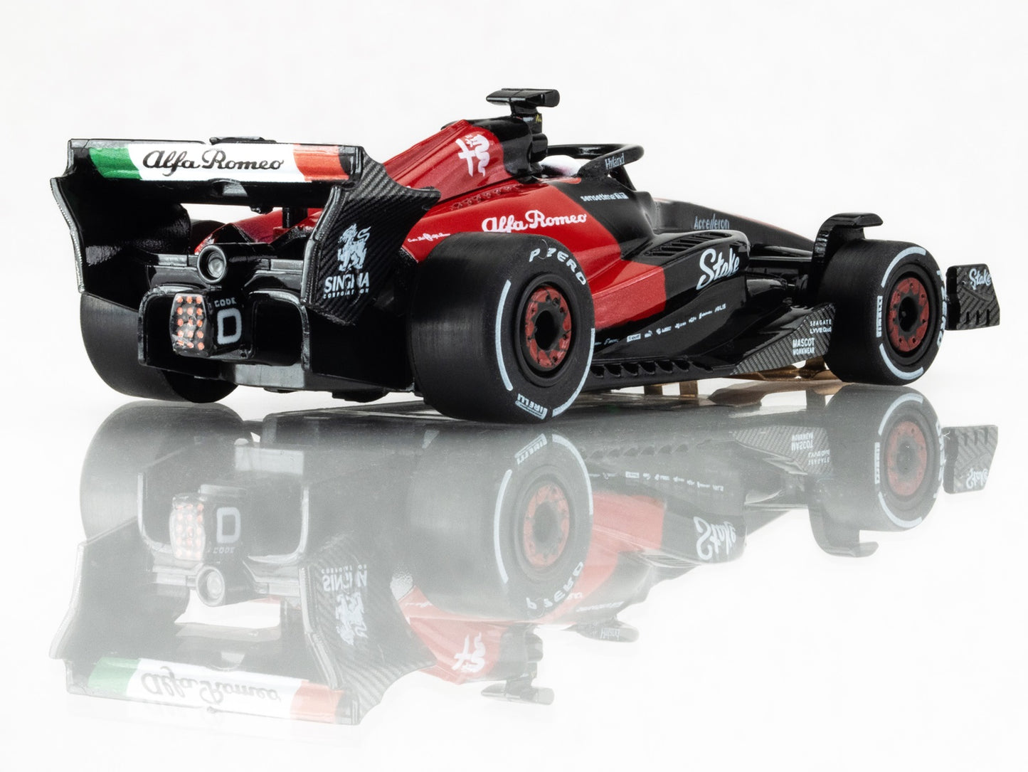 AFX Mega G+ 22083 Alfa Romeo F1 FY-77 2023  - HO Scale Slot Car