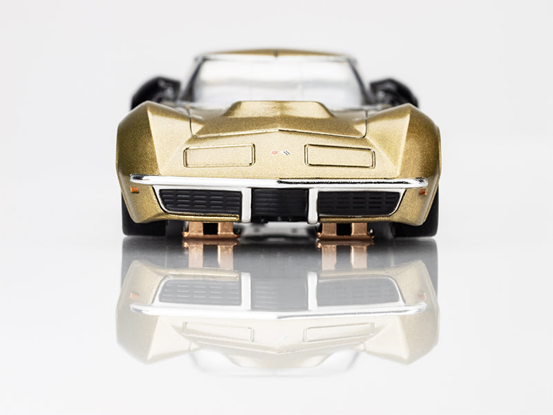 AFX Mega G+ 22093 AstroVette 1969 LMP12 Gold LTD HO Scale Slot Car