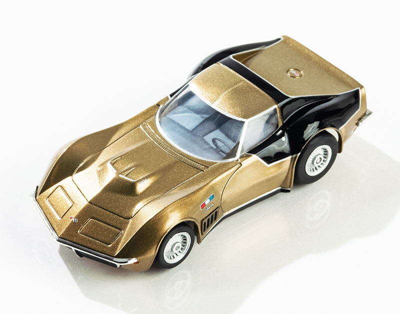 AFX Mega G+ 22093 AstroVette 1969 LMP12 Gold LTD HO Scale Slot Car