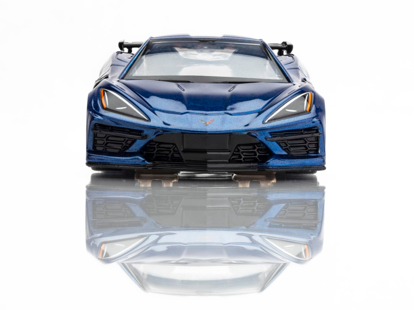 AFX Mega G+ 22094 Corvette C8 Riptide Blue Metallic HO Scale Slot Car