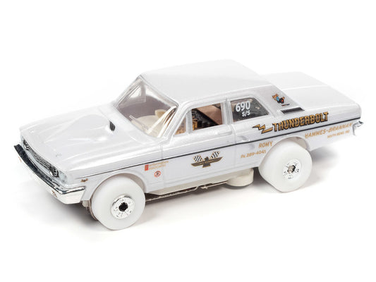 Auto World Thunderjet SC379 -6 2022 R2 CARS N COFFEE 1964 FORD THUNDERBOLT iWheels HO SCALE SLOT CAR