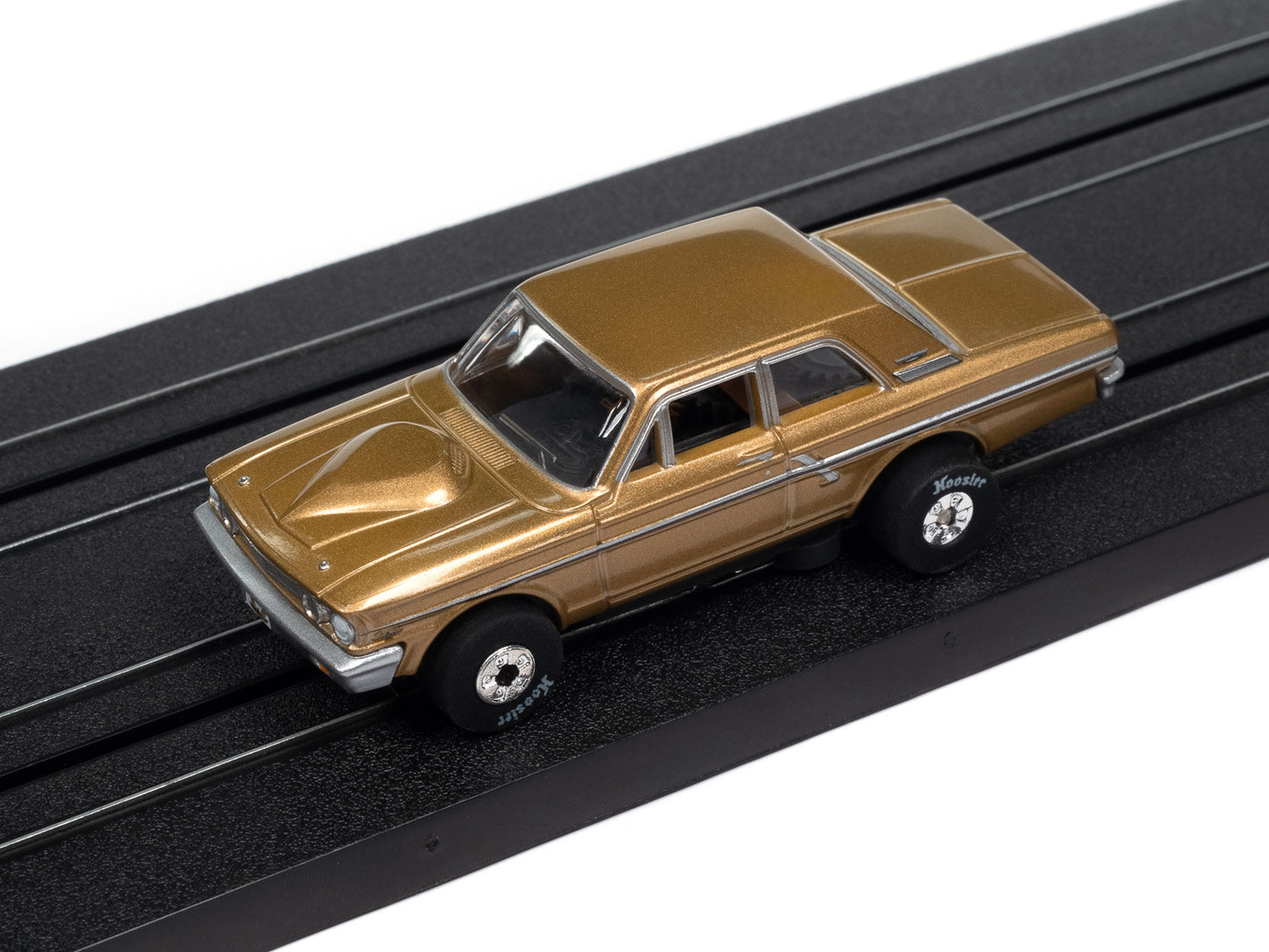 Auto World Thunderjet SC408-2B 1964 Ford Thunderbolt Prairie Bronze HO Scale Slot Car