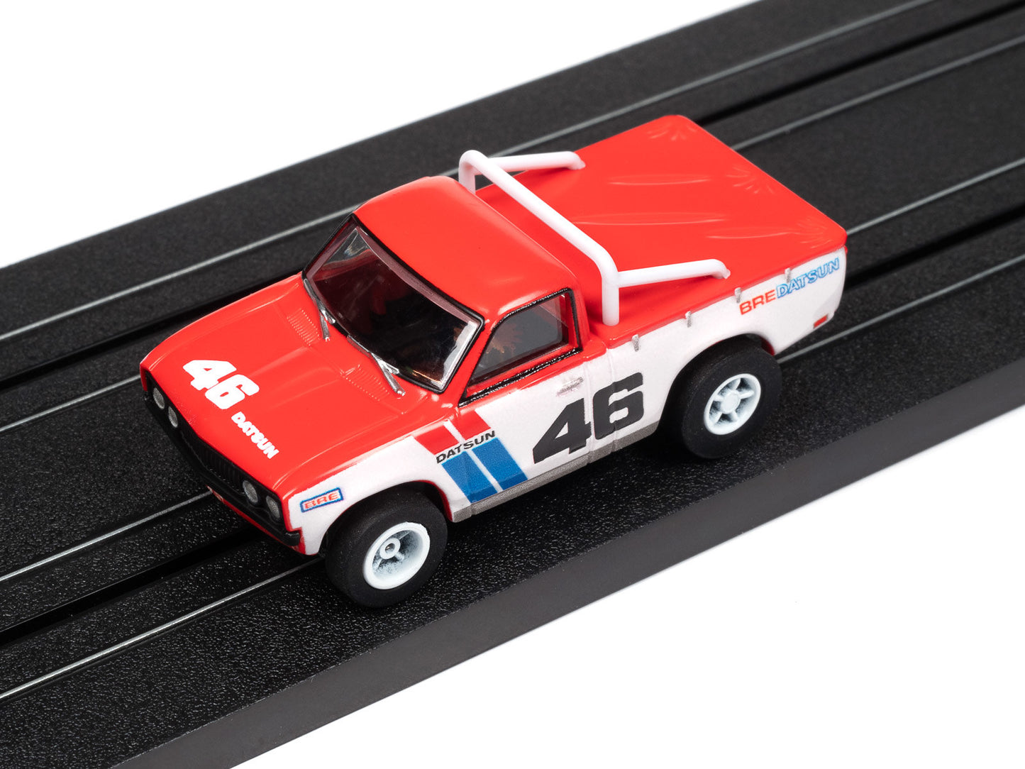 Auto World Xtraction SC404 -3 BRE 1972 Datsun 620 Pickup Truck Tribute HO Scale Slot Car (DUE OCTOBER 2024)