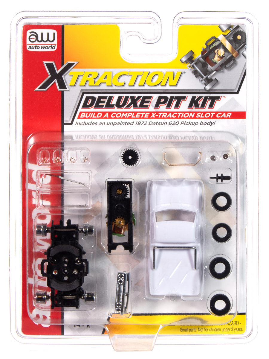 Auto World Parts Xtraction TRX138 Deluxe Pit Kit 1972 Datsun 620 Pickup Body HO Scale Slot Car