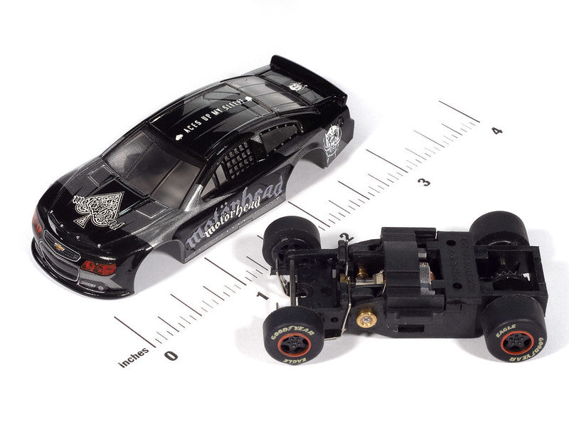 Auto World Super III SC419-2B 2015 Chevy SS Motorhead (Black) HO Scale Slot Car
