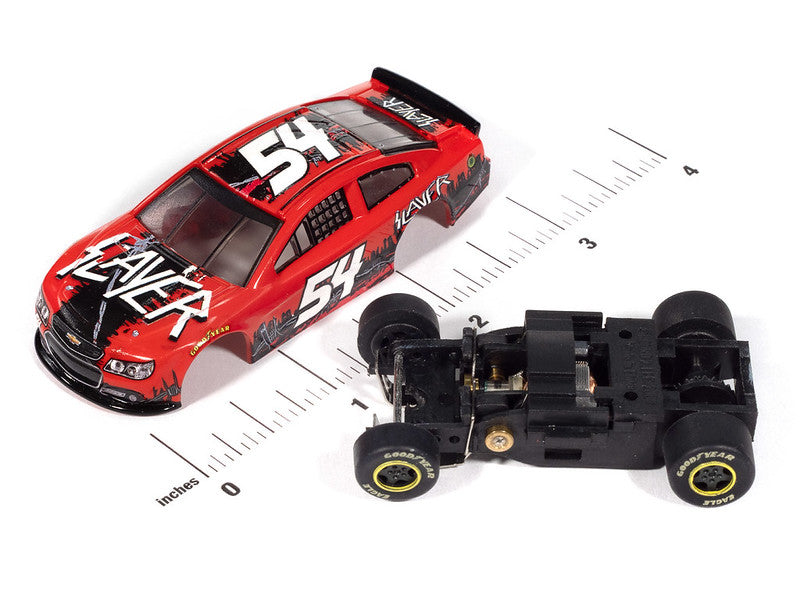 Auto World Super III SC419-3B 2015 Chevy SS Slayer (Red) HO Scale Slot Car