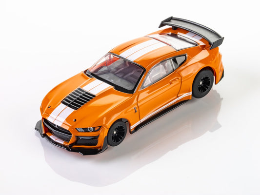 AFX Mega G+ 22069 2021 Shelby Mustang GT500 Twister Orange - HO Scale Slot Car