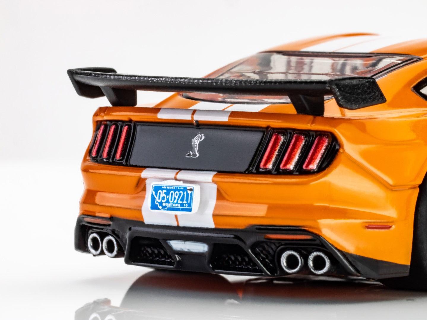 AFX Mega G+ 22069 2021 Shelby Mustang GT500 Twister Orange - HO Scale Slot Car