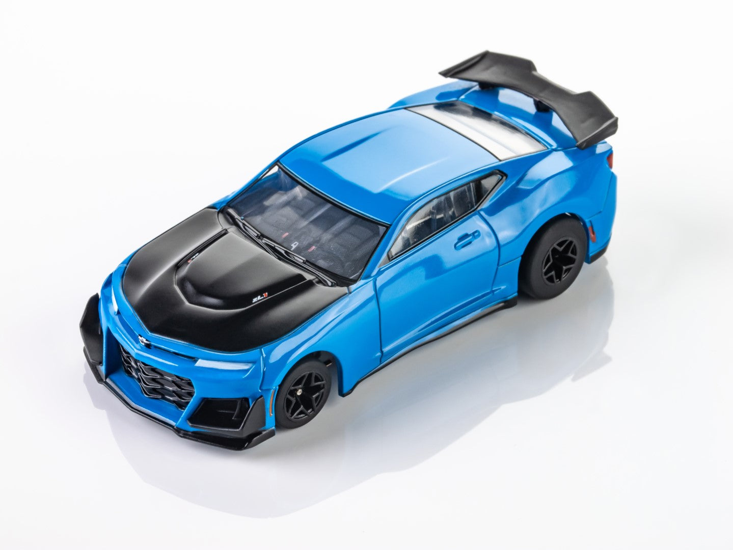 AFX Mega G+ 22079 2021 ZL1 Camaro 1LE Rapid Blue - HO Scale Slot Car