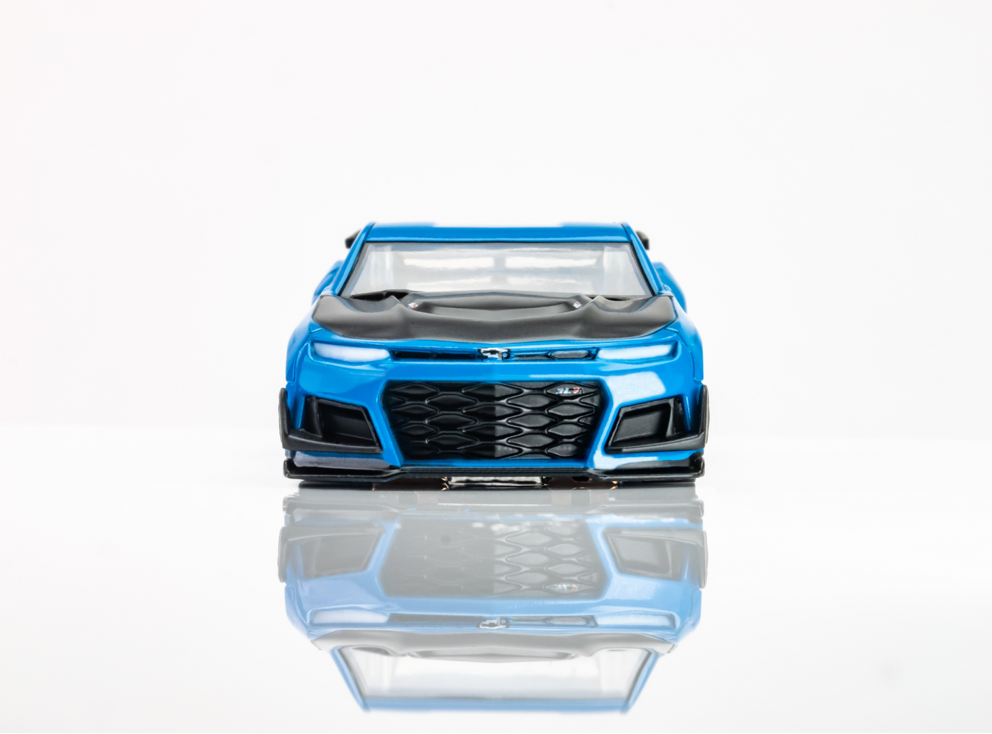 AFX Mega G+ 22079 2021 ZL1 Camaro 1LE Rapid Blue - HO Scale Slot Car