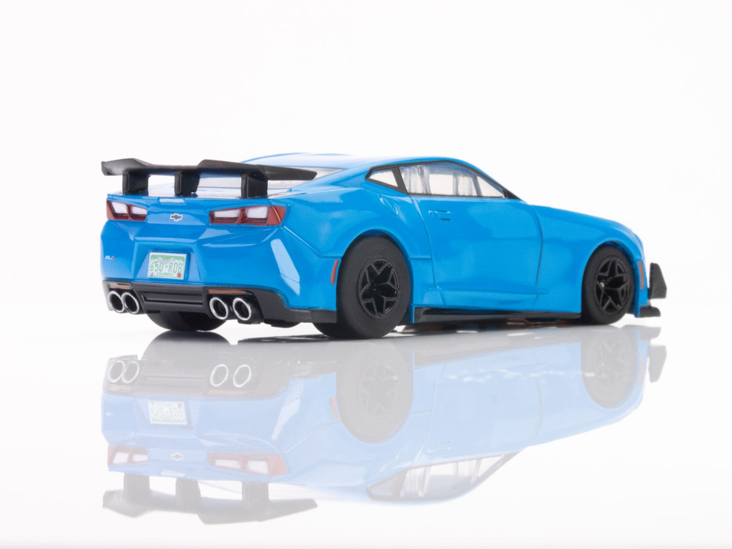 AFX Mega G+ 22079 2021 ZL1 Camaro 1LE Rapid Blue - HO Scale Slot Car