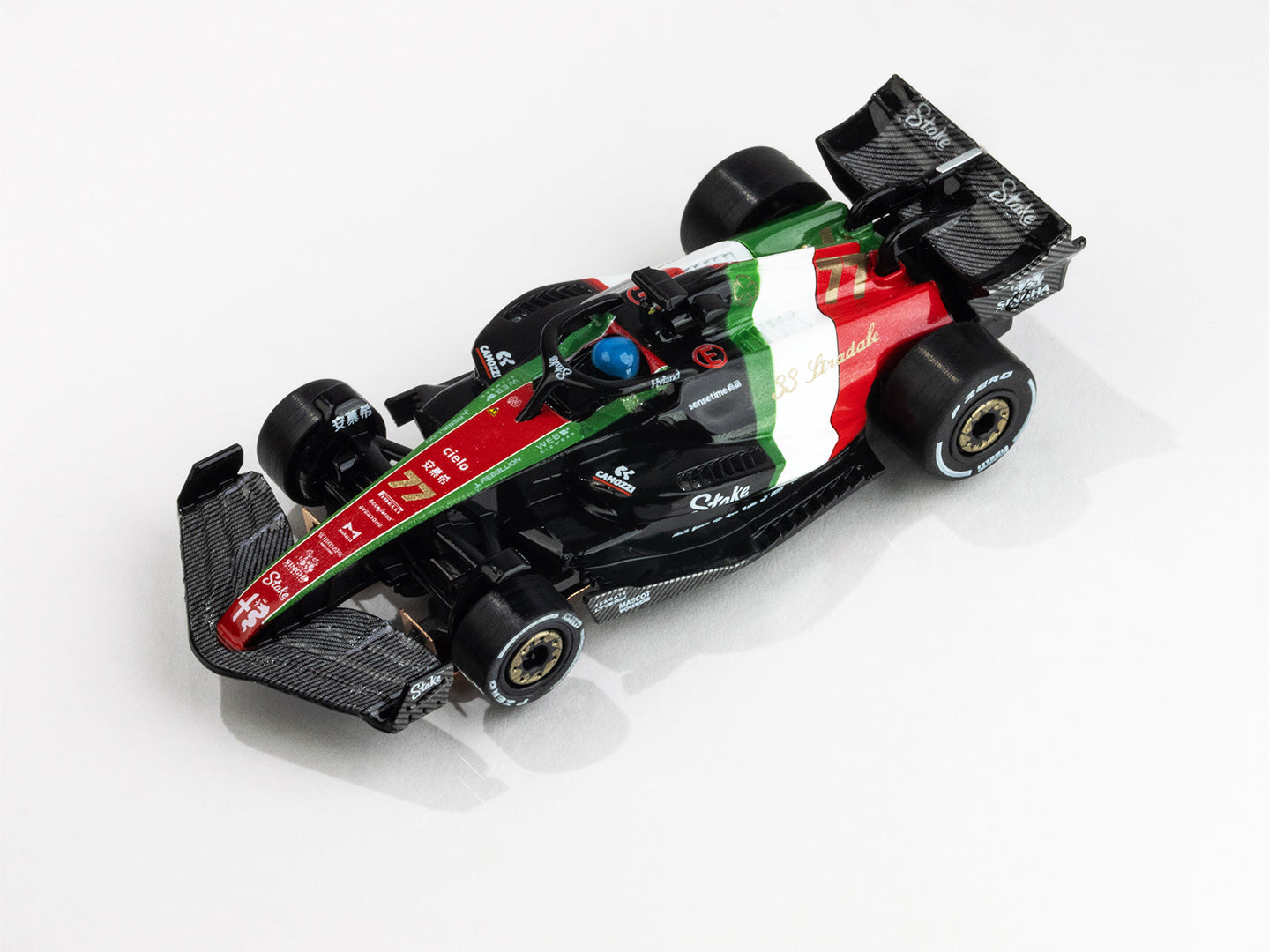 AFX Mega G+ 22080 Alfa Romeo F1 Monza 2023  - HO Scale Slot Car