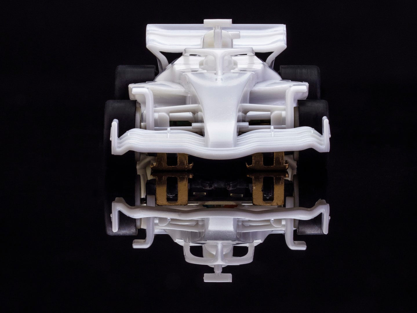 AFX Mega G+ 22089 Formula White Paintable HO Scale Slot Car