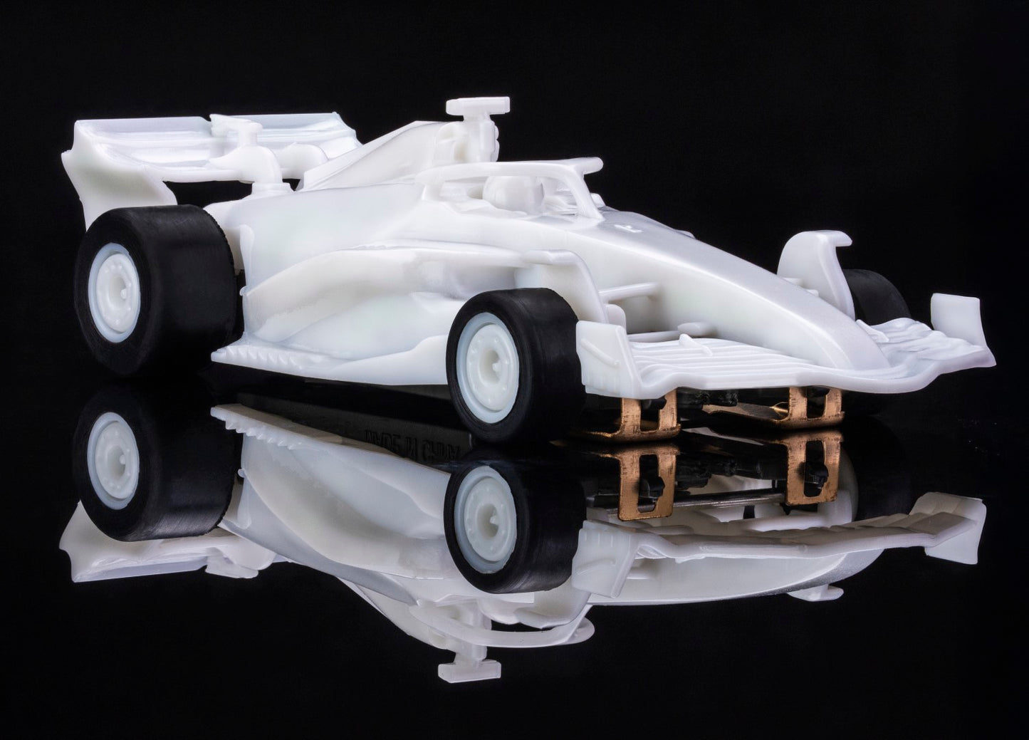AFX Mega G+ 22089 Formula White Paintable HO Scale Slot Car