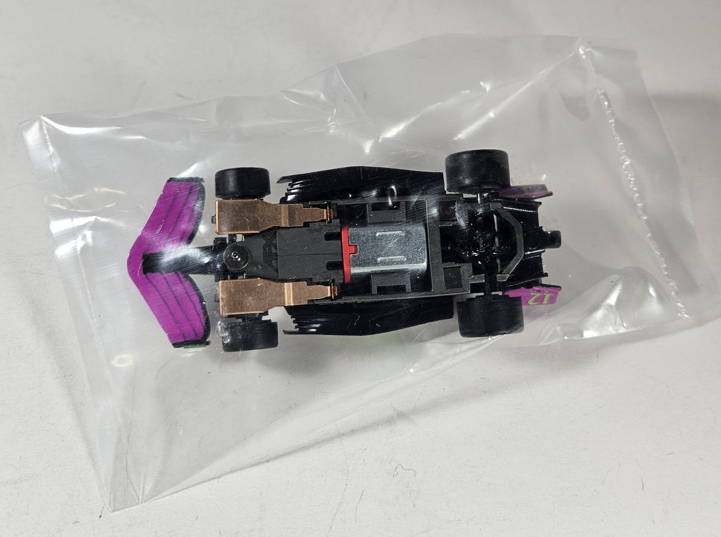 AFX Mega G+ Formula 1 #12 HO Scale Slot Car / Set Only Car