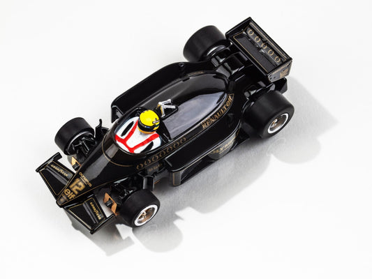AFX Mega G+ 22113 Lotus 97T Ayrton Senna Black & Gold HO Scale Slot Car