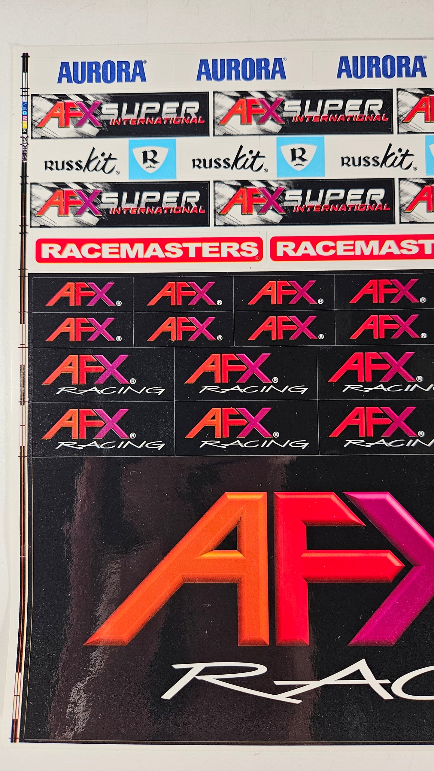 AFX Accessories (Bulk Item) AFX Sticker Sheet