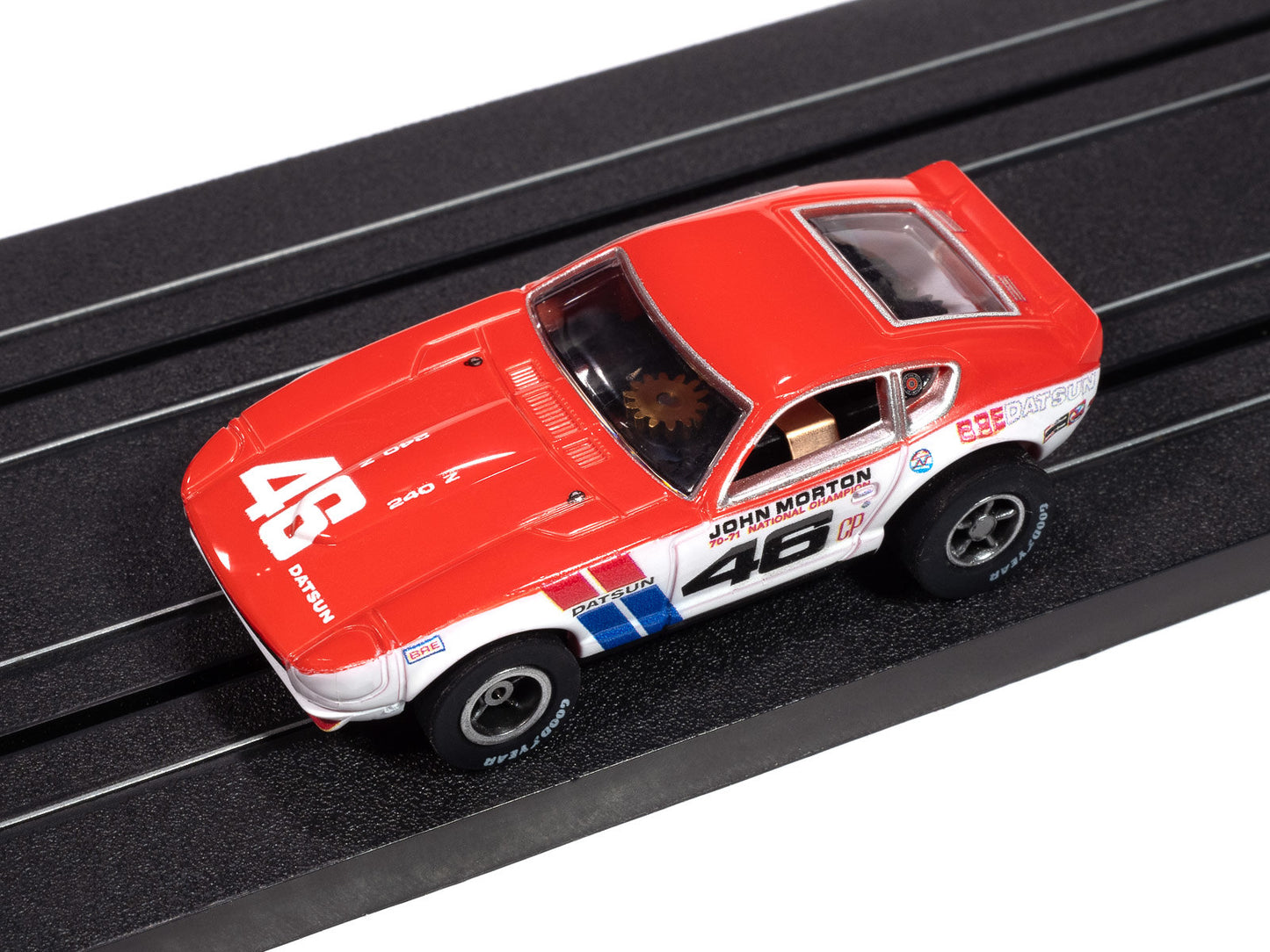 Auto World Xtraction SC420-2 1971 BRE Datsun 240Z #46 HO Scale Slot Car