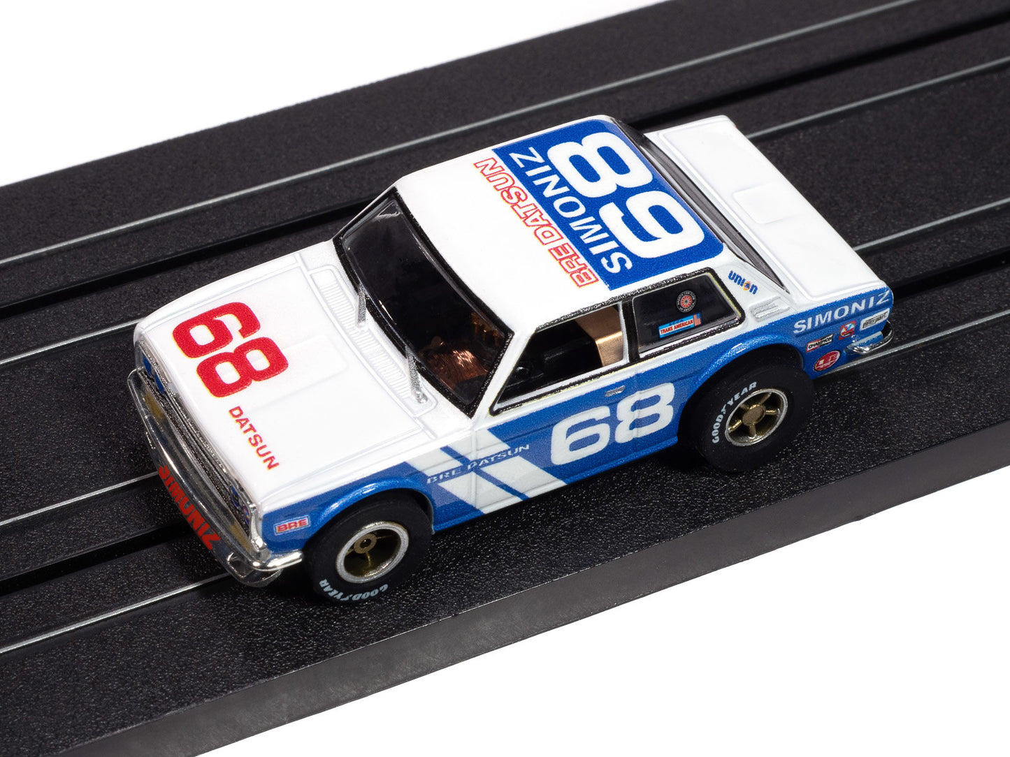 Auto World Xtraction SC420-3 1972 BRE Datsun 510 #68 Guest Car HO Scale Slot Car