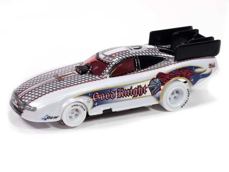 Auto World 4Gear SC421 2022 Dodge Charger Good Knight FC (**iWheels**) HO Scale Slot Car