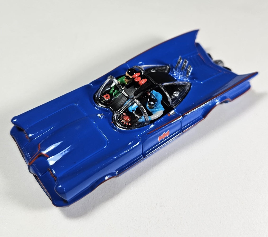 Auto World Parts 4Gear Slot Car Body SC395-3 1966 TV Series Batmobile (Blue)