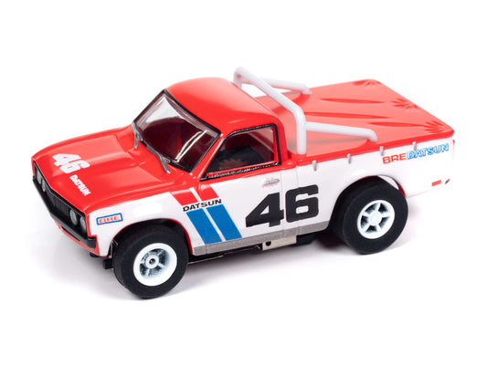 Auto World Xtraction SC404 -3 BRE 1972 Datsun 620 Pickup Truck Tribute HO Scale Slot Car (DUE OCTOBER 2024)