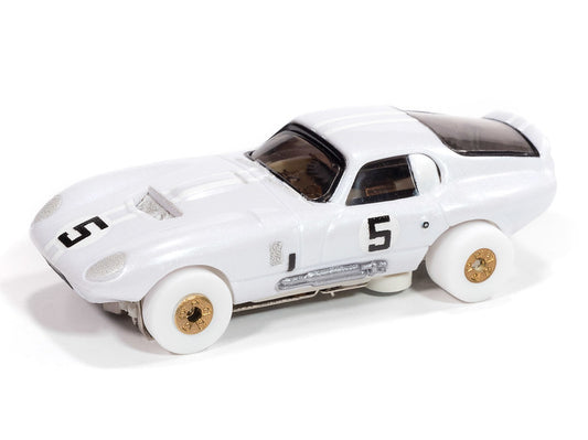 Auto World Thunderjet SC415-3A 1965 Shelby Cobra Daytona Coupe (iWheels) HO Scale Slot Car