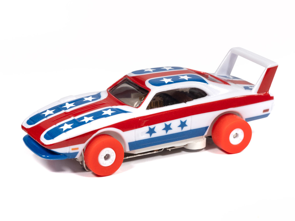 Auto World Thunderjet SC430-3 1969 Dodge Charger Daytona (***iWheels***) HO Scale Slot Car