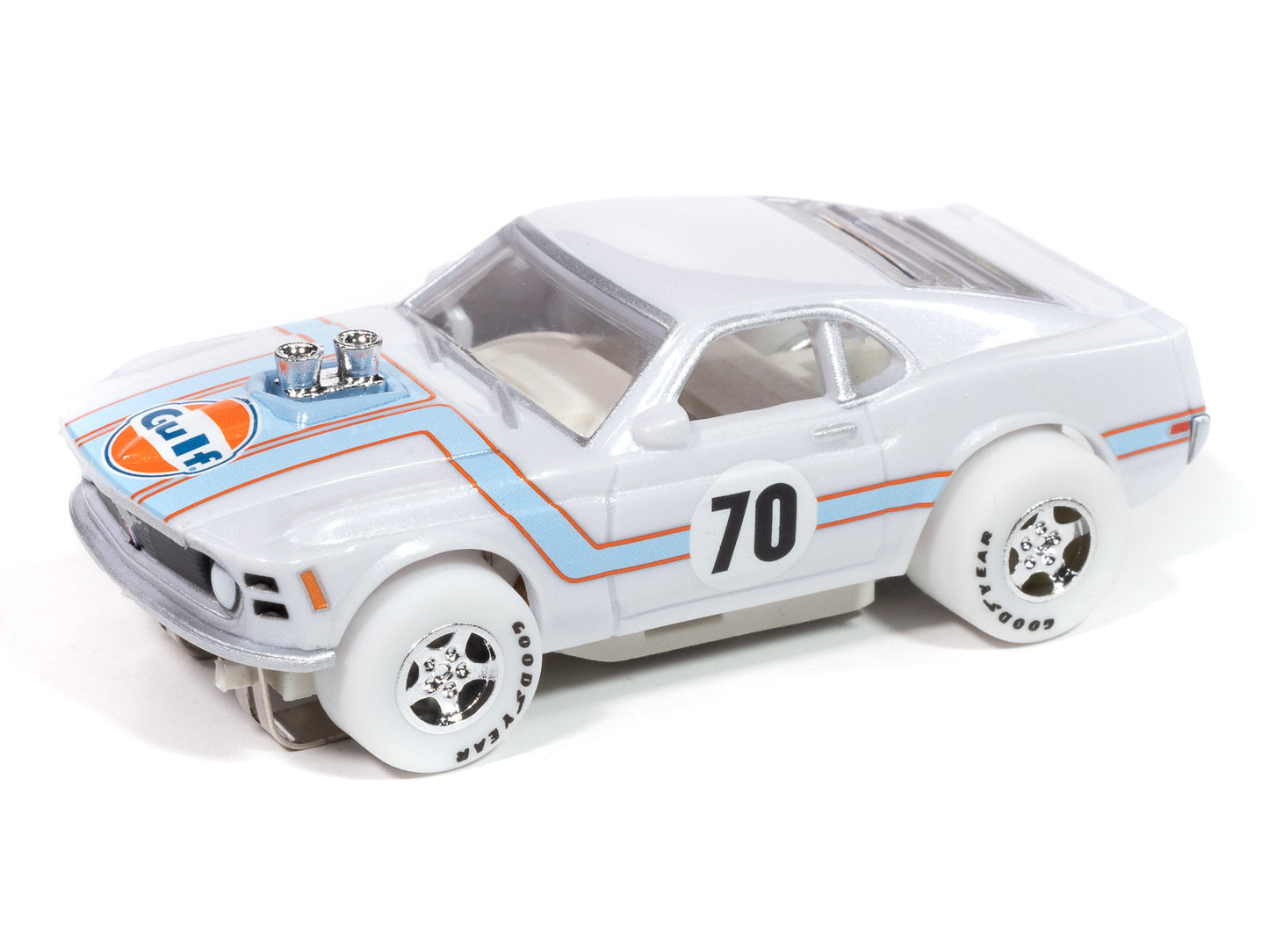 Auto World Super III SC413-1A 1970 Ford Mustang (iWheels) HO Scale Slot Car