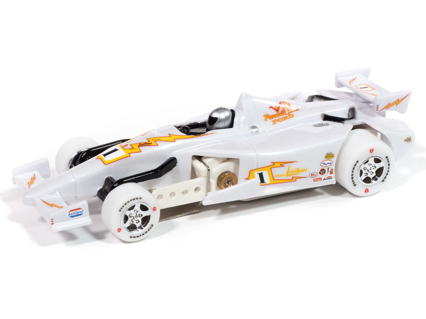 Auto World Super III SC413-2A 2014 Indy Car Johnny Lightning Special #1 (iWheels) HO Scale Slot Car