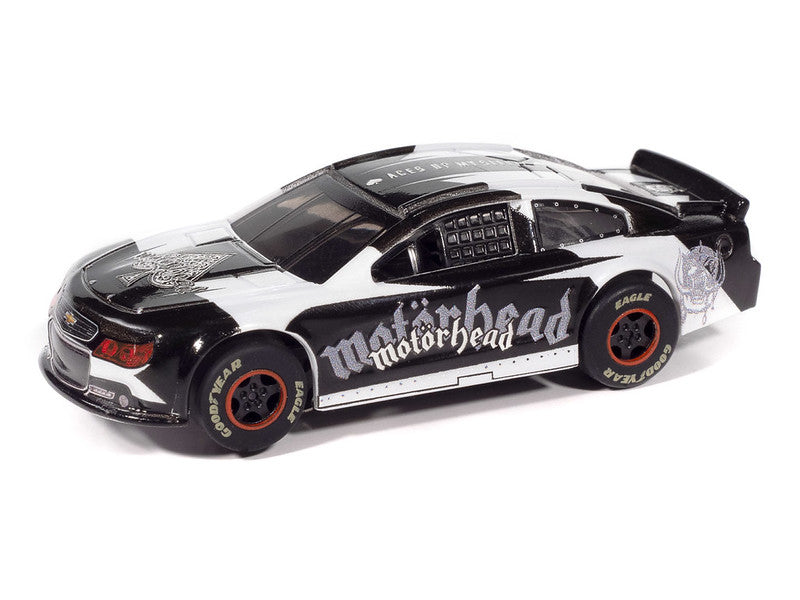 Auto World Super III SC419-2A 2015 Chevy SS Motorhead (White/Black) HO Scale Slot Car