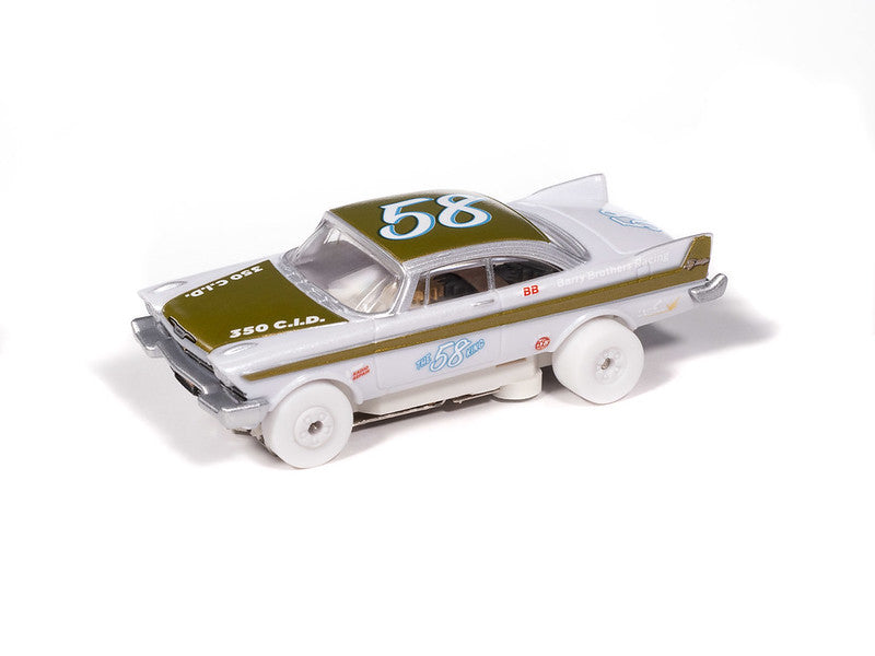 Auto World Thunderjet SC423 1958 Plymouth Fury (**iWheels**) HO Scale Slot Car