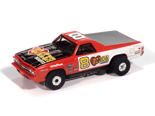 Auto World Thunderjet SC422-4B 1969 Chevy El Camino (Red) HO Scale Slot Car