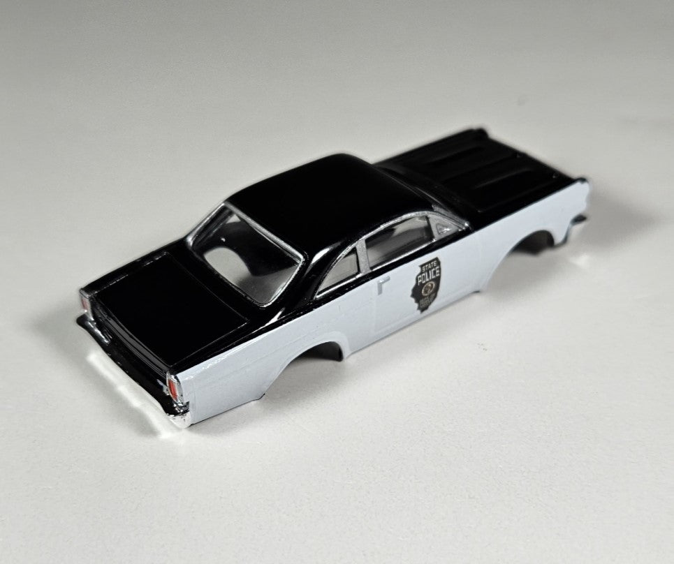 Auto World Parts Thunderjet - Slot Car Body - SC367 R34 1967 FORD FAIRLANE ILLINOIS STATE POLICE HO Scale