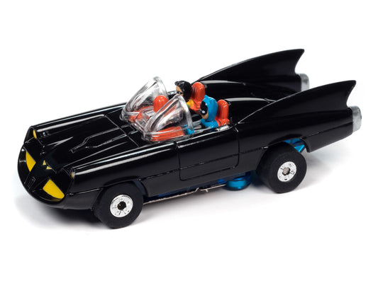 Auto World Thunderjet SC395-1 Comic Book 1968 Batmobile (Black) HO Scale Slot Car