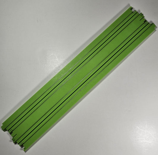 Auto World Track (Bulk Item) 15" Straight Track - Green - (1 piece)