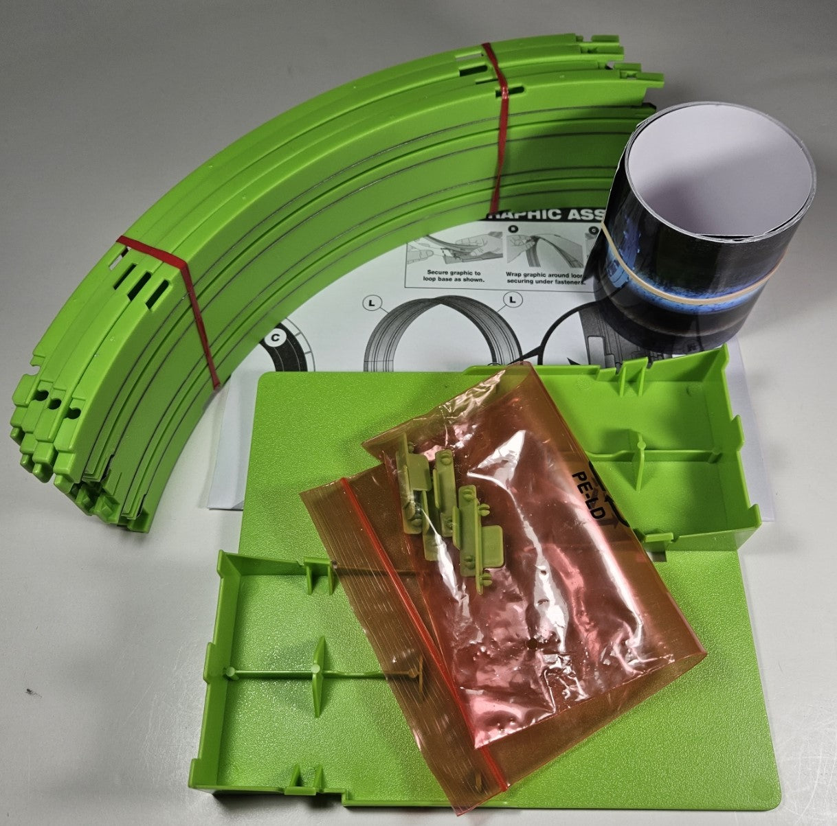 Goodman Inverted Loop AUTO WORLD INVERTED LOOP TRACK From Fink and Furry-ous Race Set – Turn ...