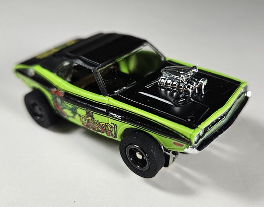 Auto World Xtraction 1970 Dodge Challenger "Mr. Gasser" HO Scale Slot Car