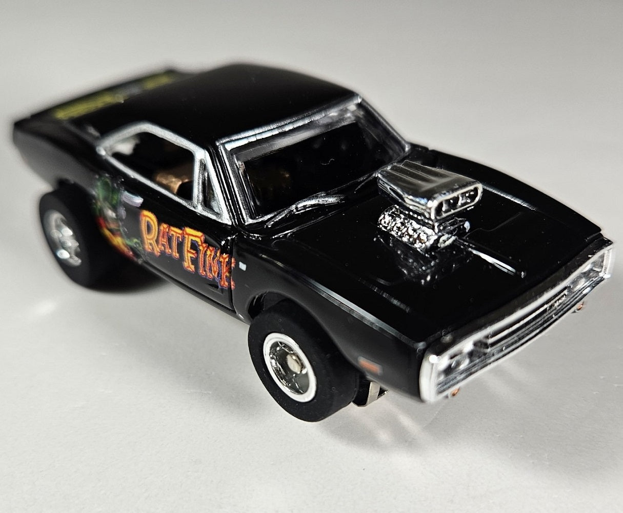 Auto World Xtraction 1970 Dodge Charger R/T "Rat Fink" HO Scale Slot Car