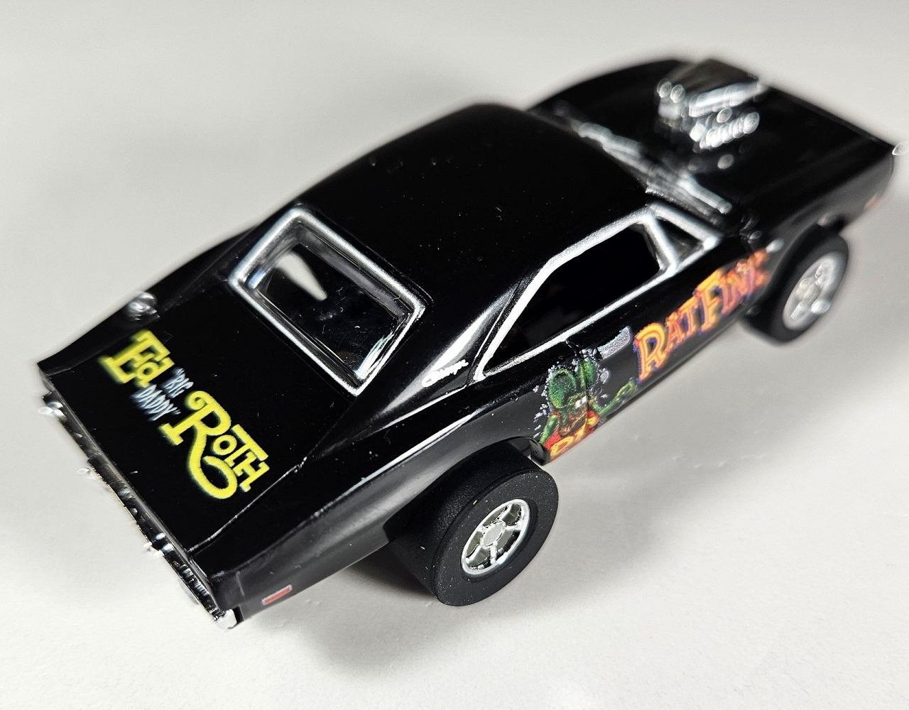 Auto World Xtraction 1970 Dodge Charger R/T "Rat Fink" HO Scale Slot Car